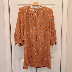 LOFT Floral Print Dress-Small petite